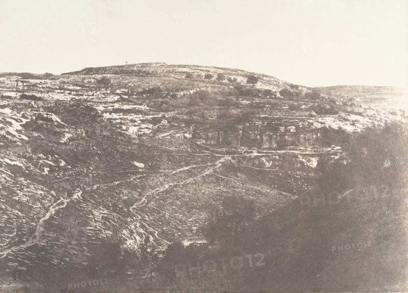 Jérusalem, Vallée de Josaphat, Face Ouest et Nord, 2, 1854.
