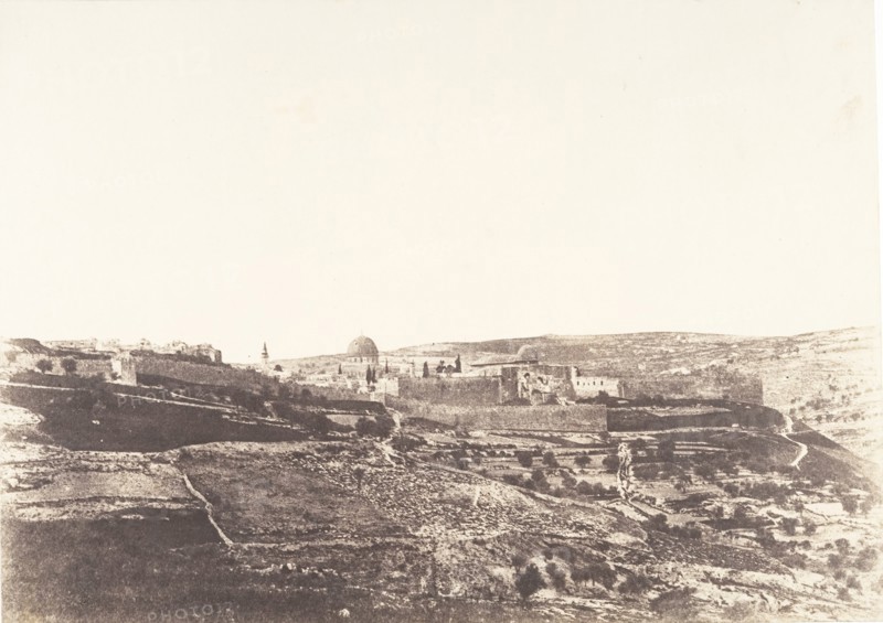 Jérusalem, Côté Sud de Jérusalem, 1854.