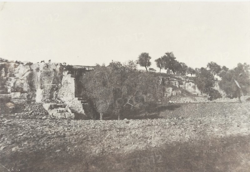 Jérusalem, Vallée de Josaphat, Grottes sépulcrales, 2, 1854.