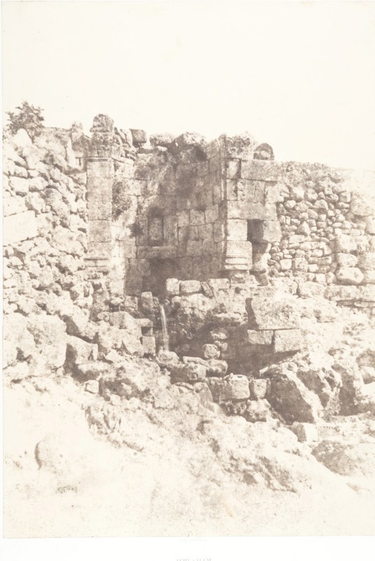 Jérusalem, Fontaine de Saint-Philippe, 1854.