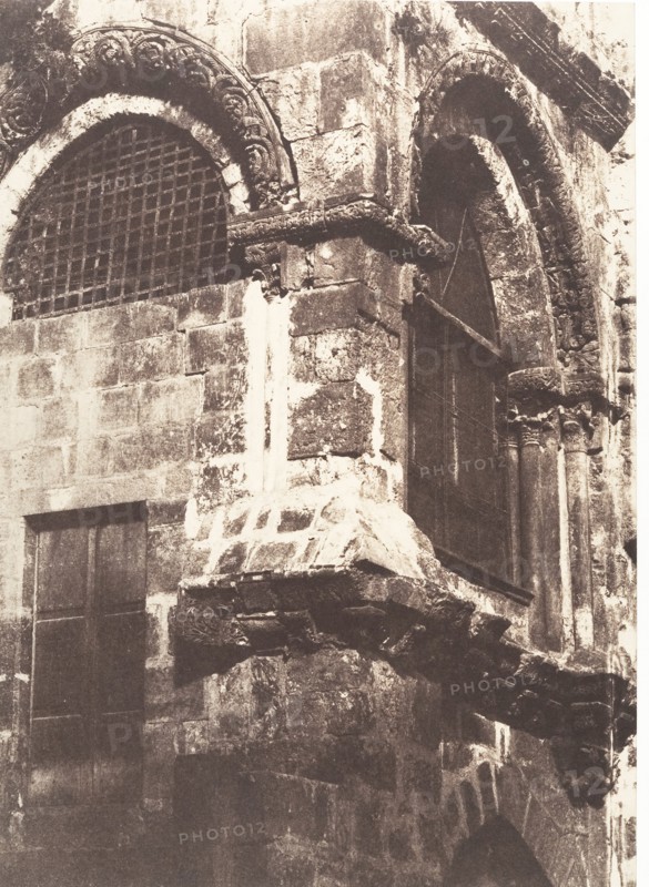 Jérusalem, Saint-Sépulcre, Chapelle du Calvaire, 1854.