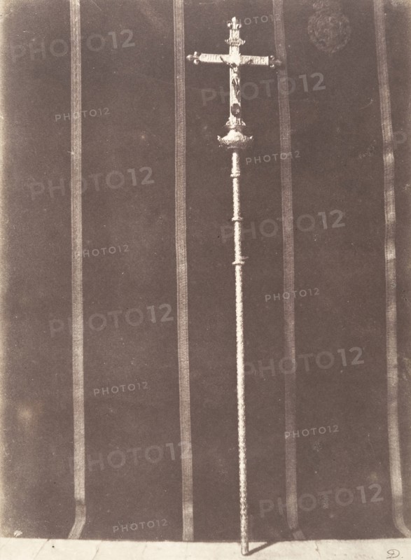 Jérusalem, croix en argent ciselé, donnée par Louis XIII à l'Eglise du Saint Sépulcre, 1854.