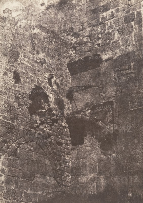 Jérusalem, Enceinte du Temple, Porte hérodienne, 1854.