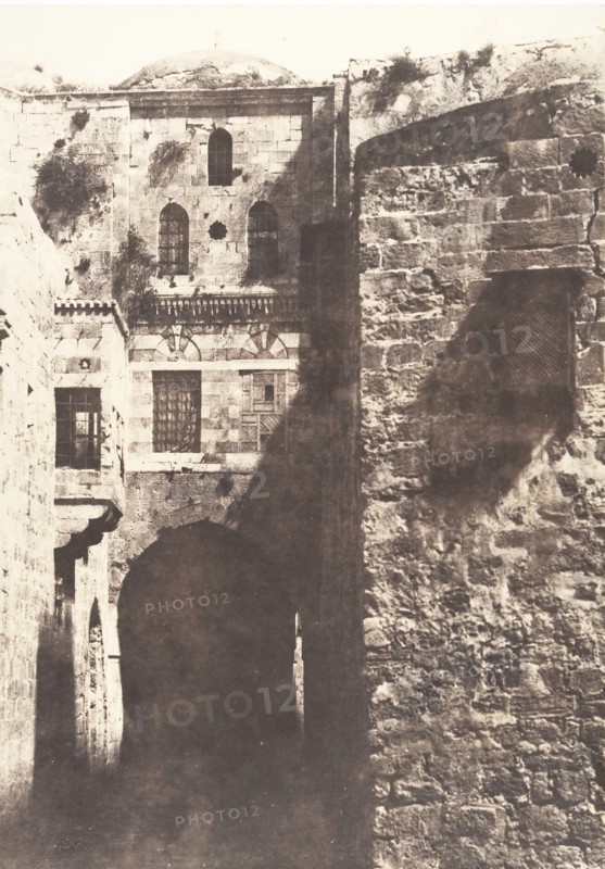 Jérusalem, Maison du mauvais riche, 1854.