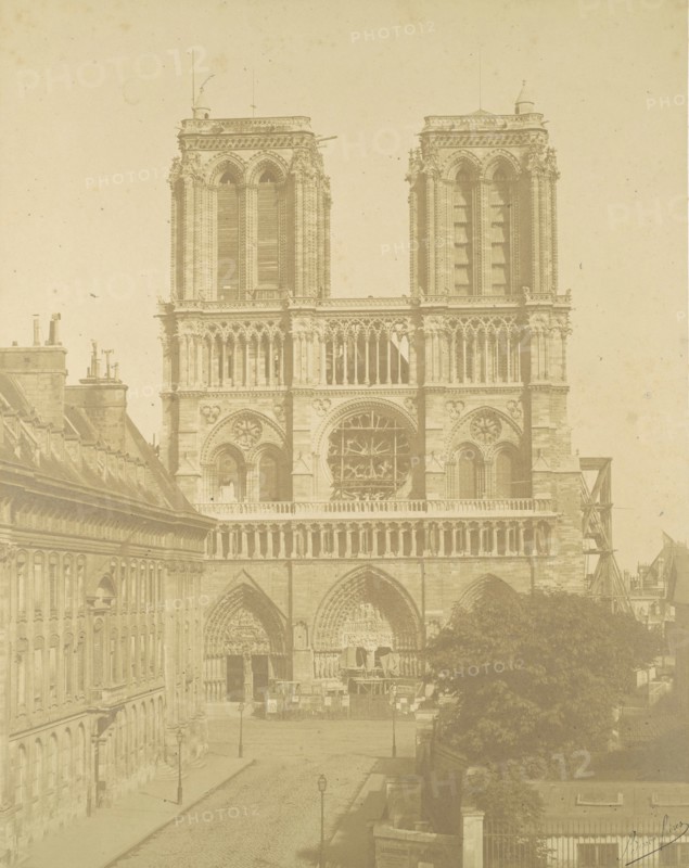 Notre Dame, Paris, 1850s.