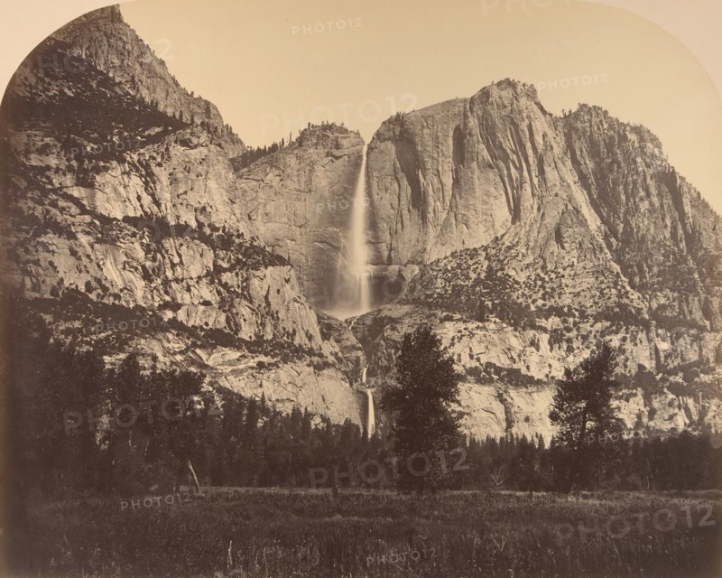 2637 Ft. Yosemite Fall, Front View, 1861.