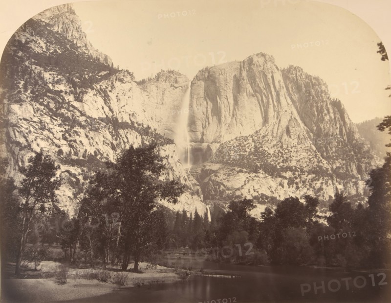 Yosemite Falls, River View, 2637 Feet, 1861.