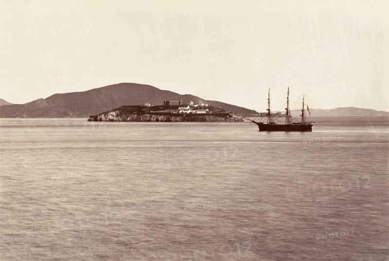 Alcatraz Island, San Francisco, 1868-69, printed ca. 1876.