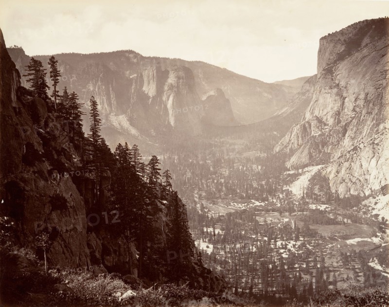 Yosemite Valley from Glacier Point, ca. 1872, printed ca. 1876.