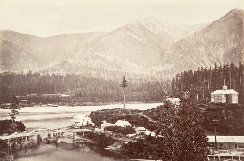 Cascades, Oregon, 1867, printed ca. 1876.