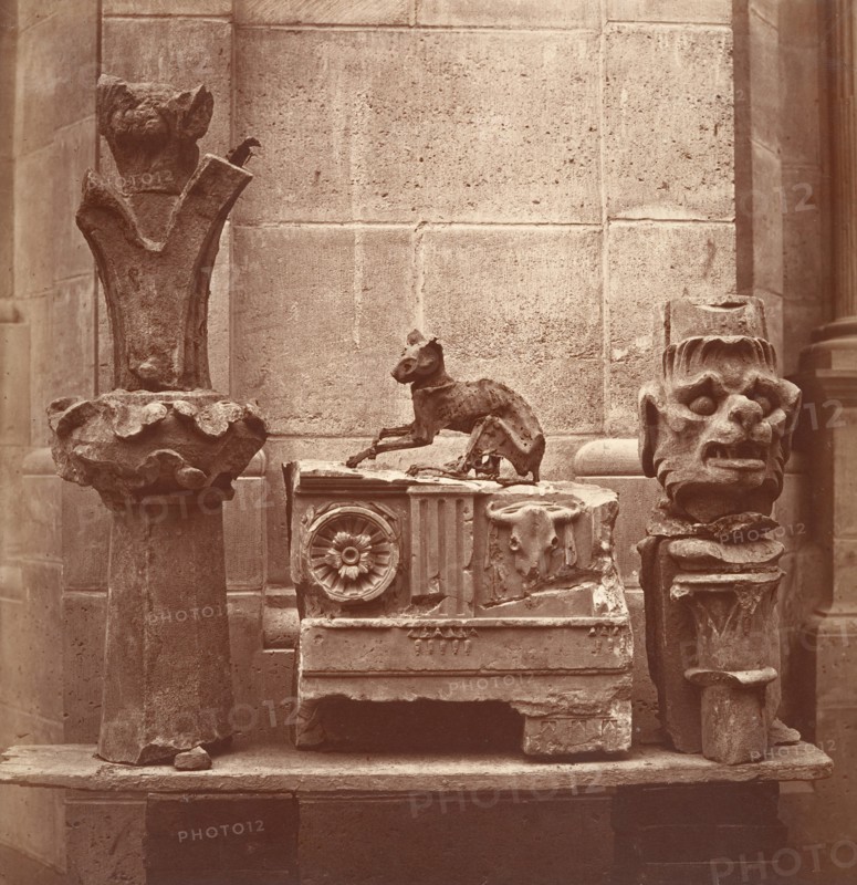 Le Chat Momifié (trouvé dans les fouilles de Saint-Germain-en-Laye), ca. 1862.