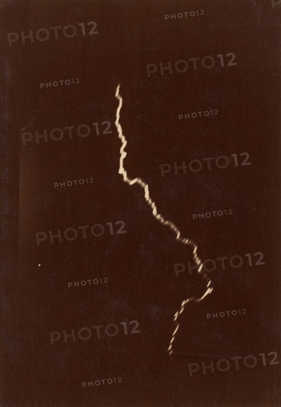 [Spiral of Lightning in a Thunderstorm], May 12, 1886.