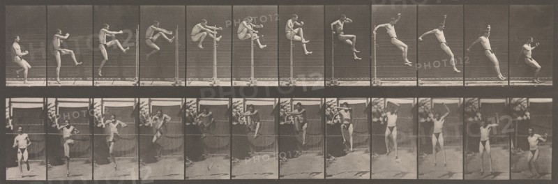 Animal Locomotion. An Electro-Photographic Investigation of Consecutive Phases of Animal Movements. Commenced 1872 - Completed 1885. Volume V, Man (Pelvis Cloth), 1880s.
