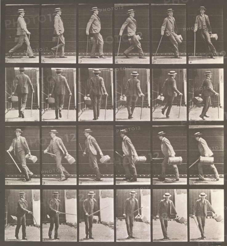 Animal Locomotion. An Electro-Photographic Investigation... of Animal Movements. Commenced 1872 - Completed 1885. Volume VII, Men and Woman (Draped) Miscellaneous Subjects, 1880s.