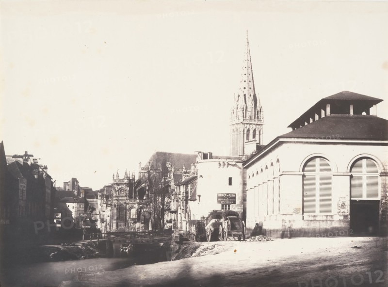 Poissonerie, Caen, 1852-54.