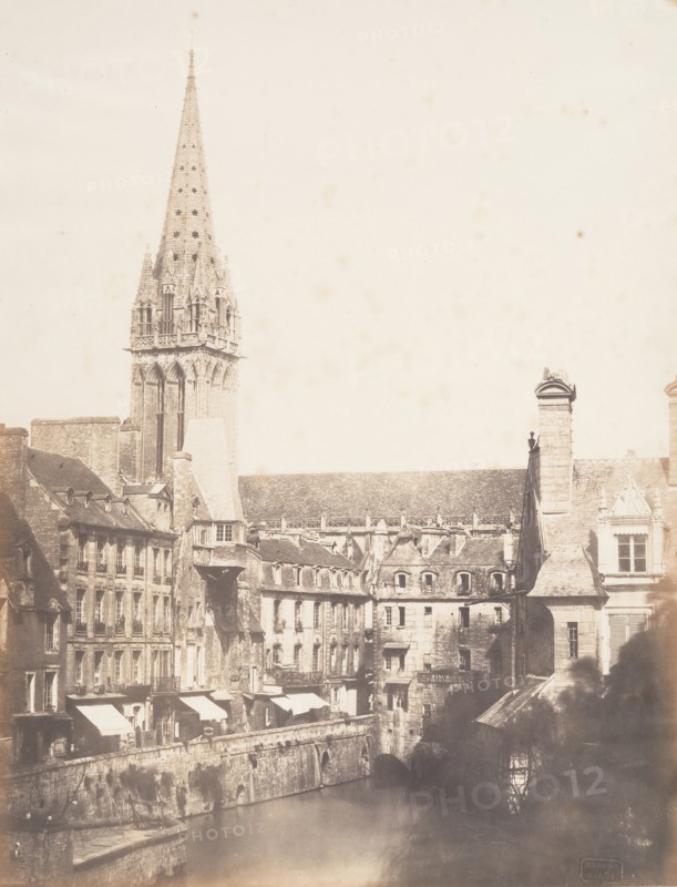 Rue des Petits Murs, Caen, 1852-54.