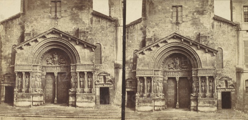 [Portal, Church of Saint-Trophime, Arles], ca. 1864.
