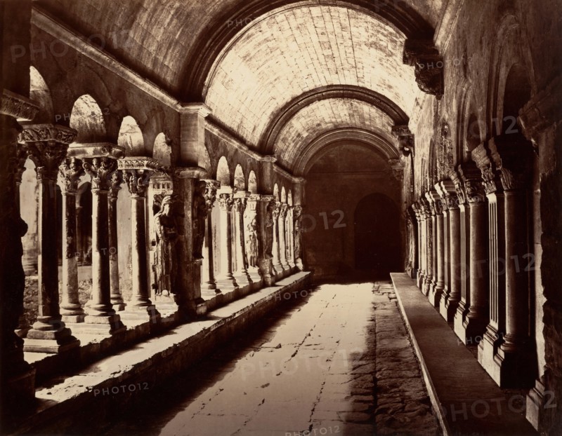 Arles, Cloitre St. Trophime, ca. 1861.