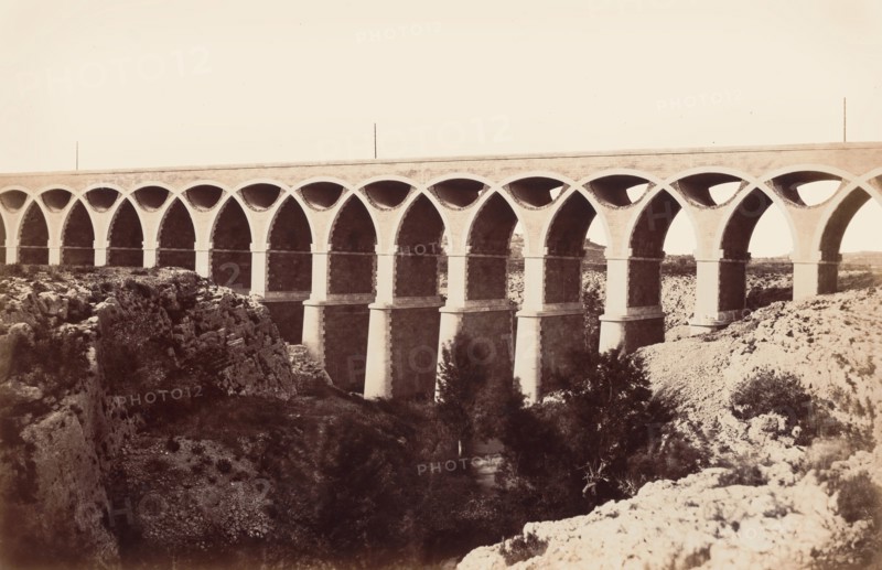 Viaduc de St. Chamas, before 1859.