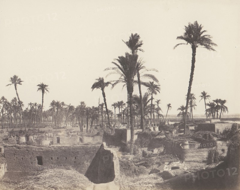 Abâziz, Intérieur d'un Village Arabe, 1851-52, printed 1853-54.