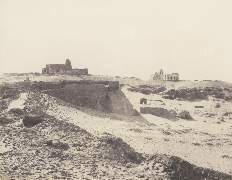 Assouan, Ruines de l'Ancienne Enciente Arabe, au Sud-Est de la Ville, 1851-52, printed 1853-54.