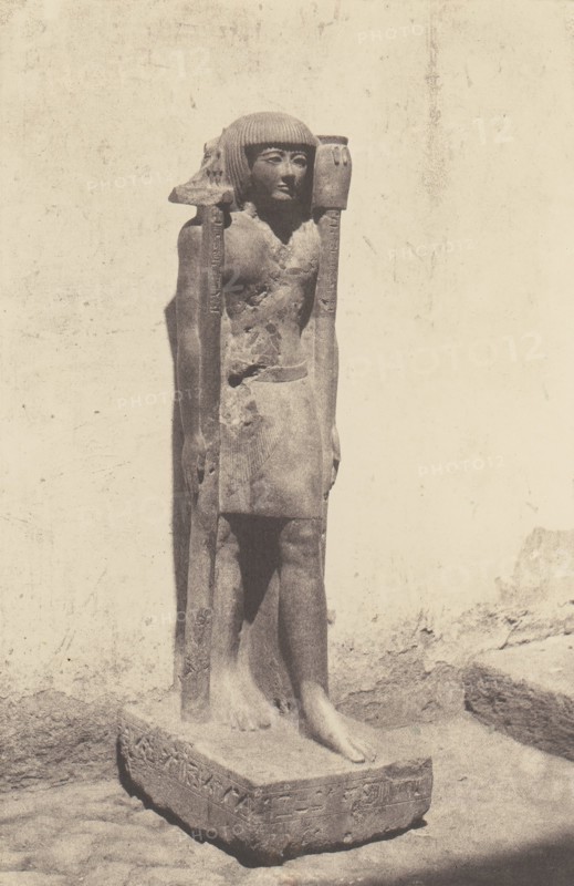 Syout (Lycopolis), Statue Appartenant au Docteaur Cuny, 1851-52, printed 1853-54.