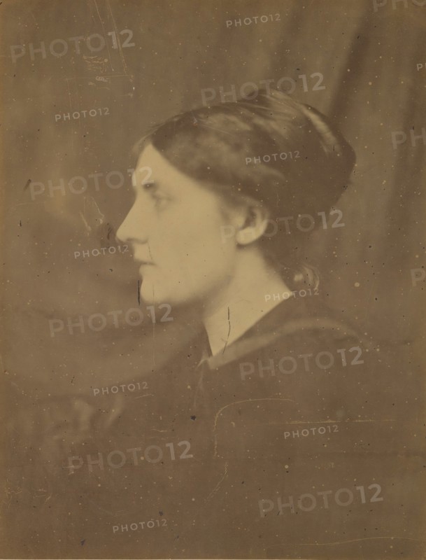 [Unidentified Woman in Profile], 1866-68.