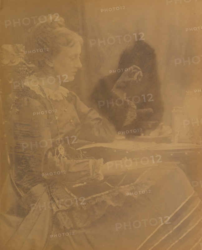 May. Freshwater, 1870. The sitter is May Prinsep.