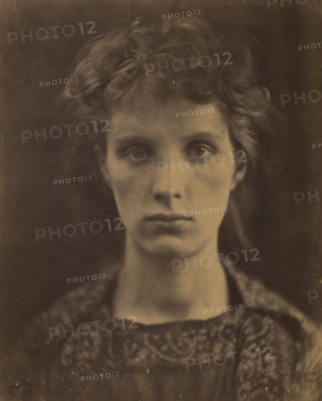 Cassiopeia, 1866. The model for "Cassiopeia" and "The Mountain Nymph, Sweet Liberty" was identified by Cameron only as "Mrs. Keene" and this appears to be one of just two instances in which Cameron used a professional model rather than friends, family, neighbours, and household staff.