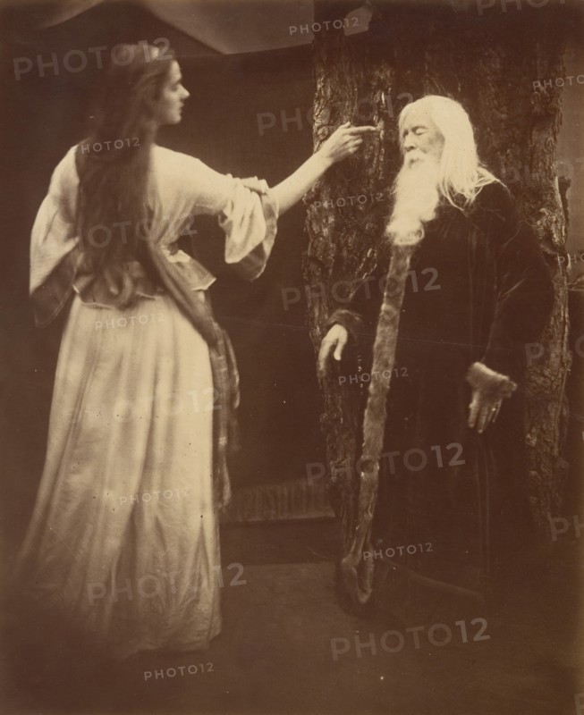Vivien and Merlin, 1874.