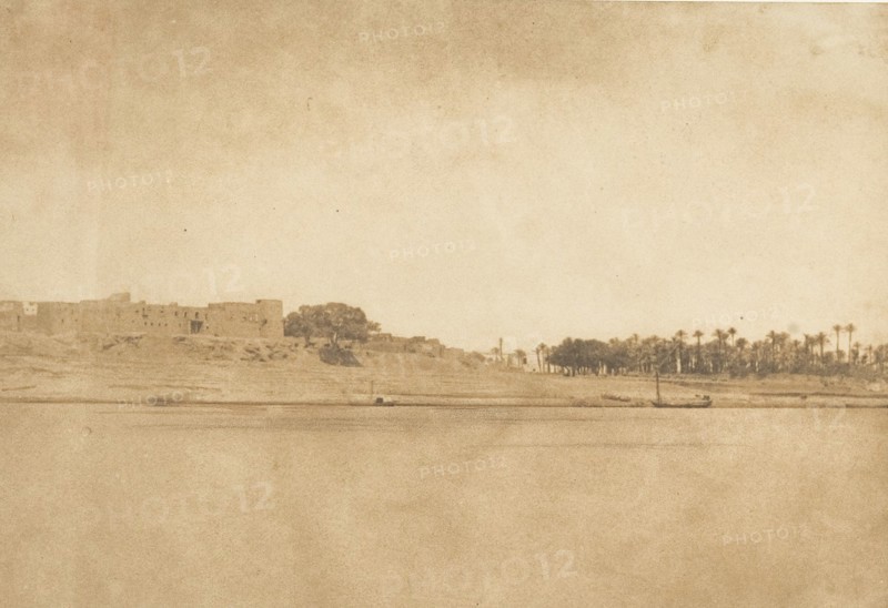 Vue générale d'Esné (No. 3, pointe Nord), 1849-50.