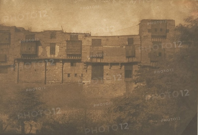 Vue prise d'un Jardin du quartier Franc, au Kaire, December 1849-January 1850.
