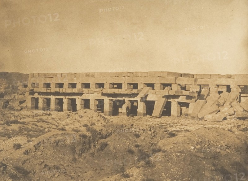 Promenoir de Thoutmès III - Dernières galeries du Palais de Karnac (Thèbes), 1849-50.