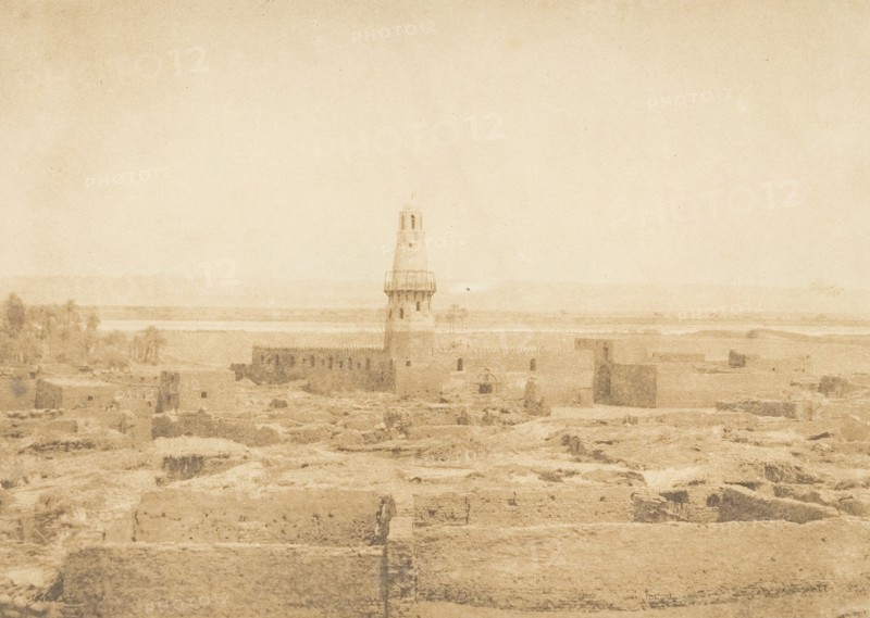 Vue du Village d'Edfou, 1849-50.