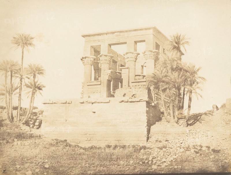 Grand Hypètre ou Typhonium, à Philae - Vue prise de l'Est, 1849-50.