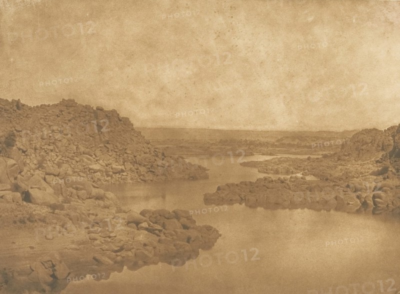 Sortie de la première Cataracte (côté S.E.), 1849-50.