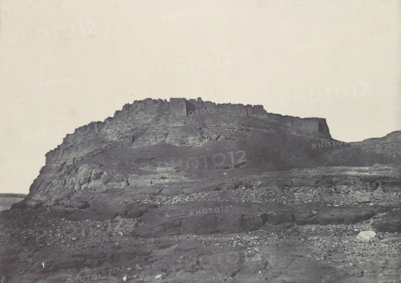 Nubie. Forteresse D'Ibrym (Ancienne Premmis). Vue prise au sud., 1850.