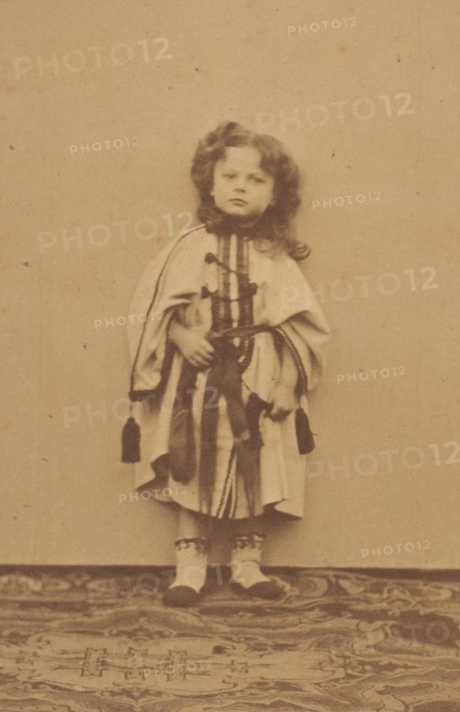 Le bournous, 1860s.