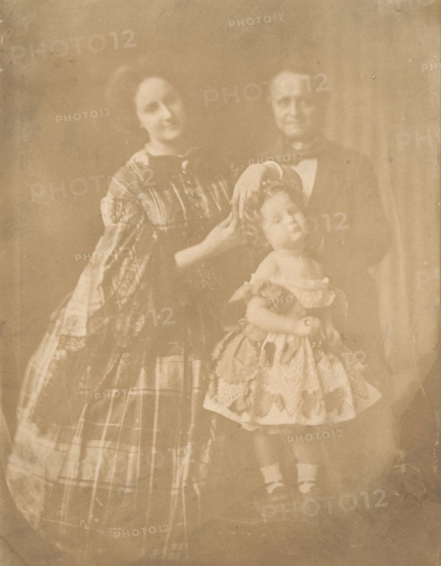 En famille, 1860s.