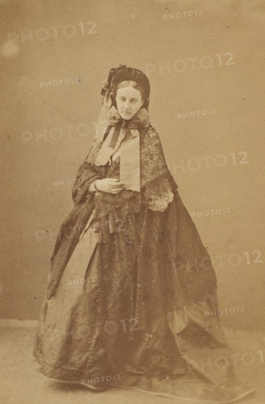 Le chapeau à brides, 1860s.