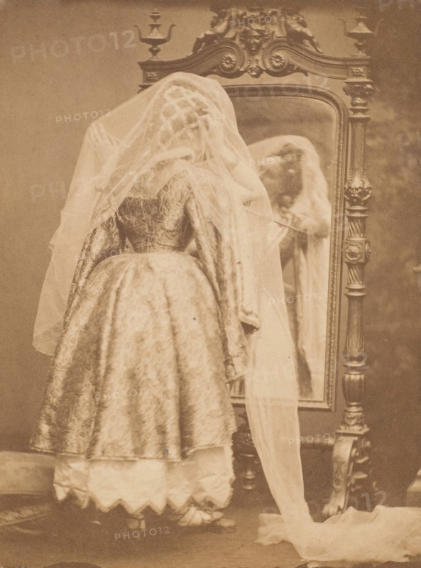 Le voile, 1860s.