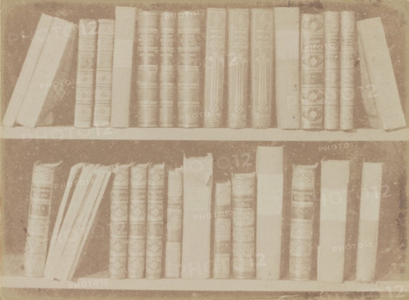 A Scene in a Library, before March 22, 1844.