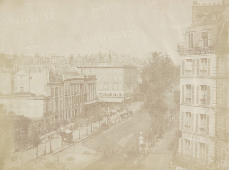 View of the Boulevards at Paris, May 1843.