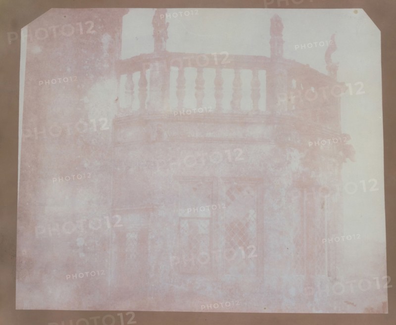 Top of Sharington's Tower, Lacock Abbey, Taken from the Roof above the South Gallery, October 14, 1840 .