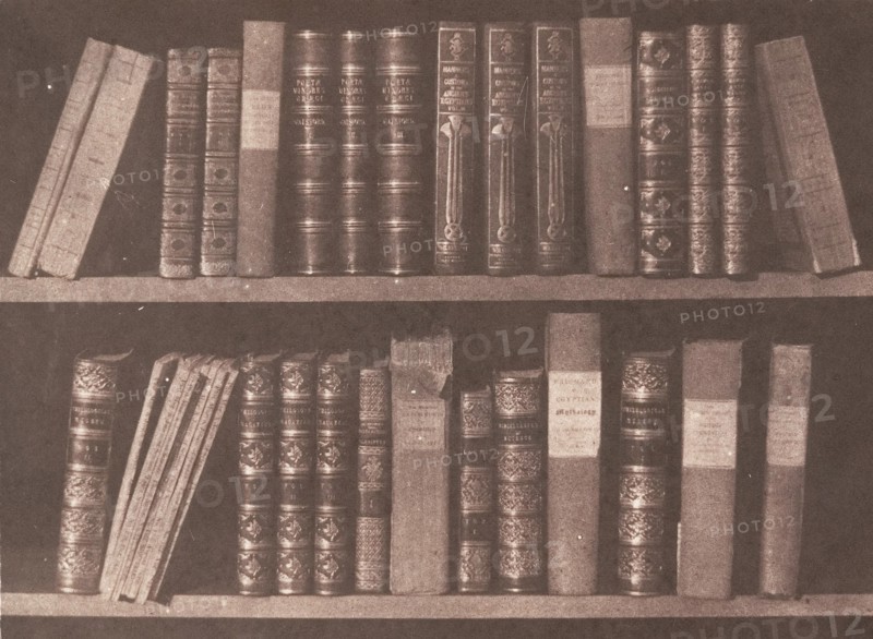 A Scene in a Library, before March 22, 1844.