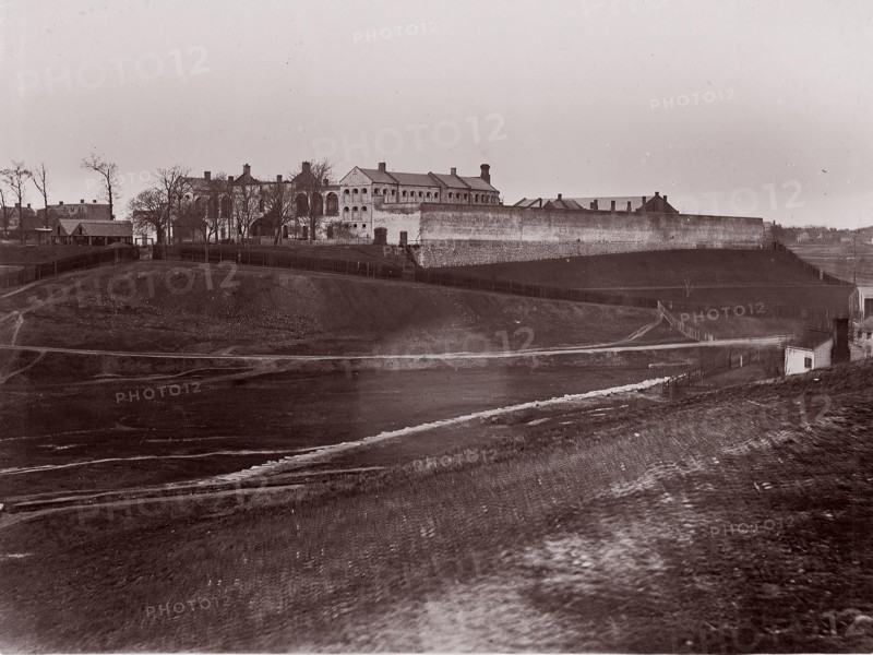 Penitentiary, Richmond, 1865. Formerly attributed to Mathew B. Brady.