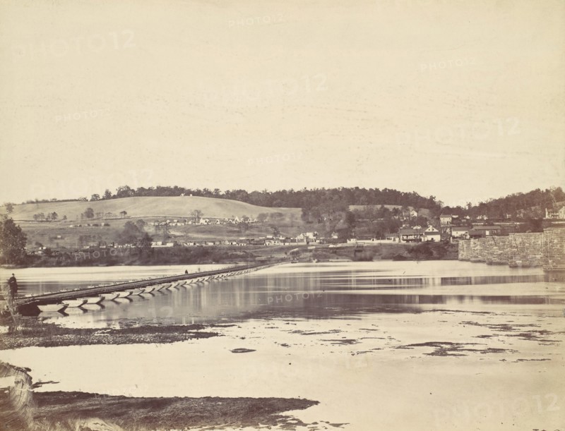 Pontoon Bridge, Across the Potomac, at Berlin, Maryland, November 1862, 1862.