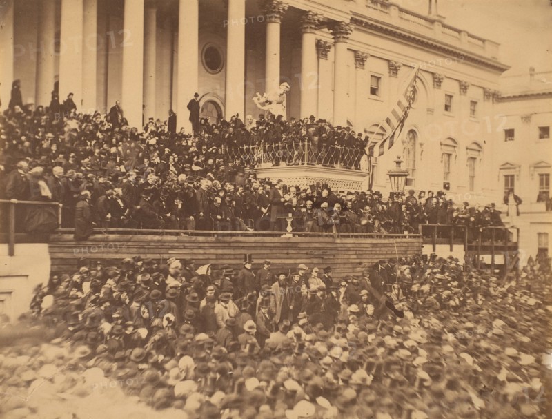 Lincoln Inauguration, March 4, 1865.