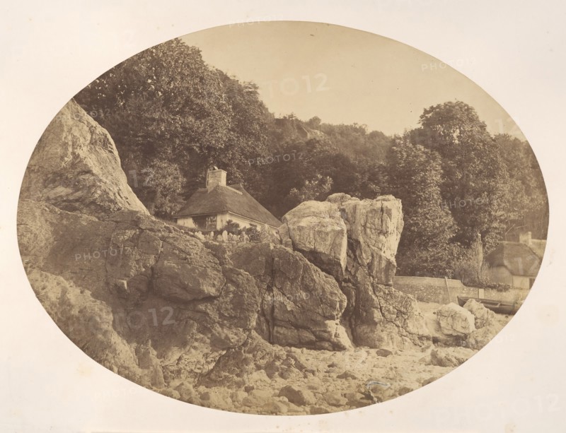 Babbicombe, from the Beach, 1857.