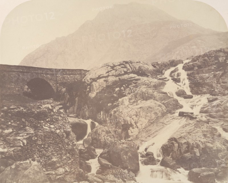Near the Pass of Nant Frangen, North Wales, 1856.